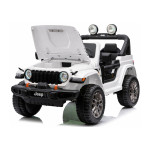 Elektrické autíčko Jeep 4x4, 24V - biele